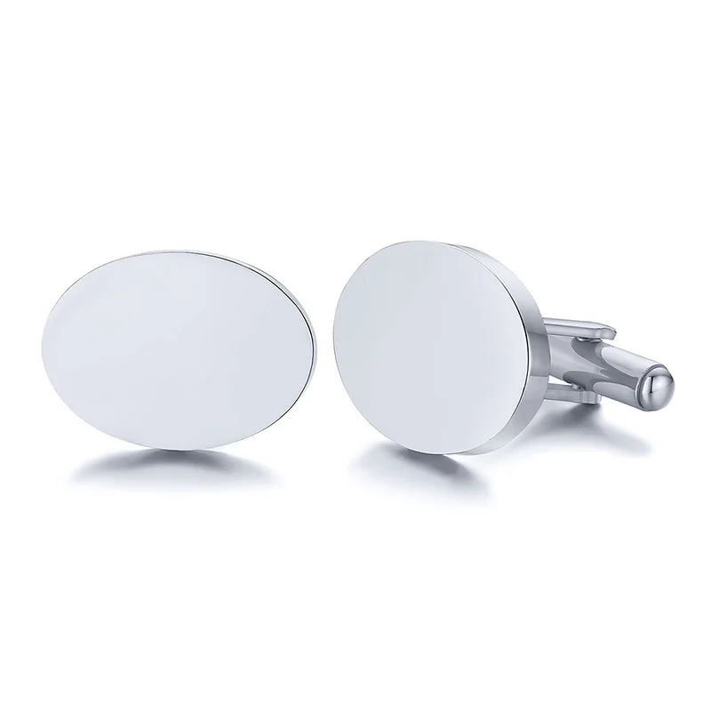 Personalised Men’s Stainless Steel Cufflinks