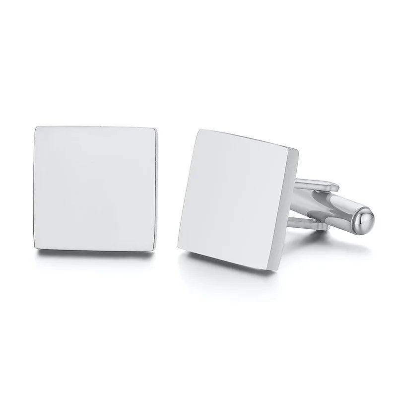 Personalised Men’s Stainless Steel Cufflinks