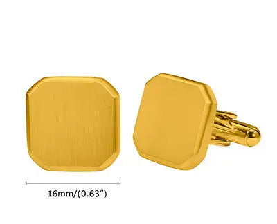 Personalised Men’s Stainless Steel Cufflinks